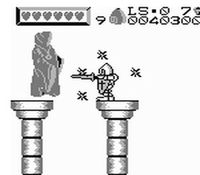 Wizards and Warriors X - Fortress of Fear sur Nintendo Game Boy